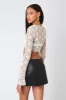 Rosette Lace Crop Top sold by Cotton Candy LA