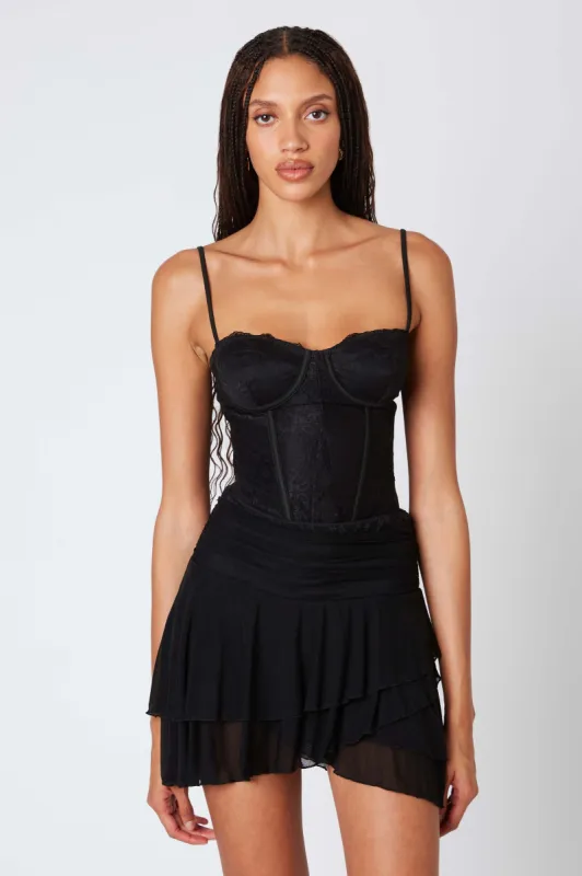 Asymmetrical Mini Skirt sold by Cotton Candy LA