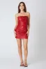 Leather Strapless Mini Dress sold by Cotton Candy LA