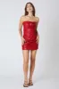 Leather Strapless Mini Dress sold by Cotton Candy LA