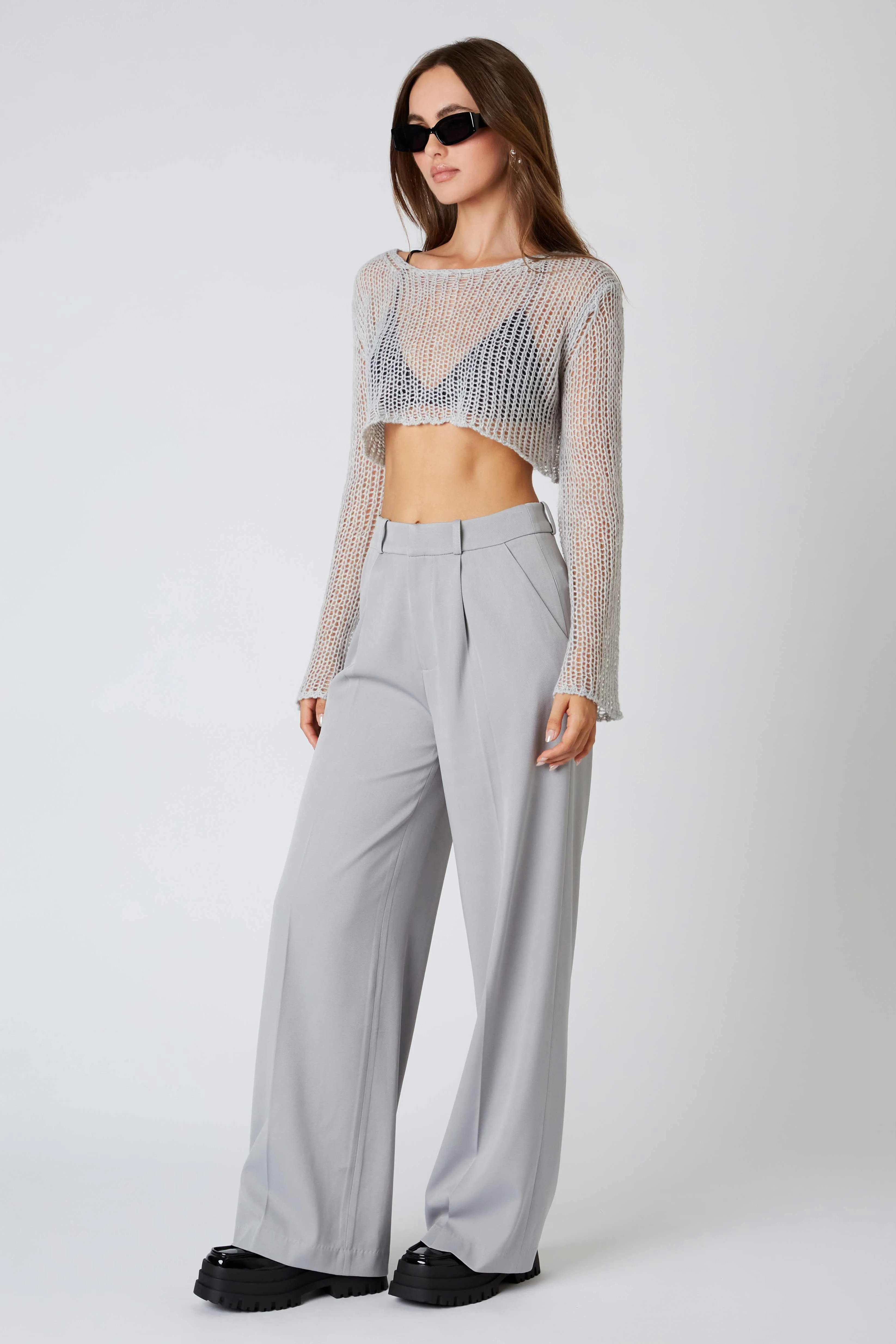 Mid-Rise Trousers sold by Cotton Candy LA product image thumbnail 4