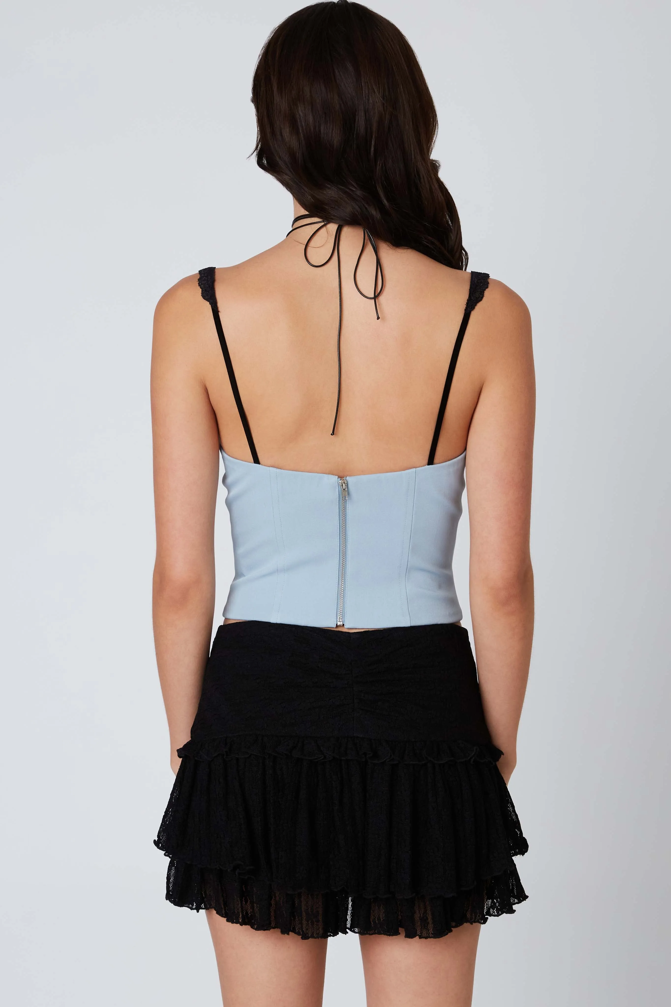 Ribbon Front Corset Top sold by Cotton Candy LA product image thumbnail 5