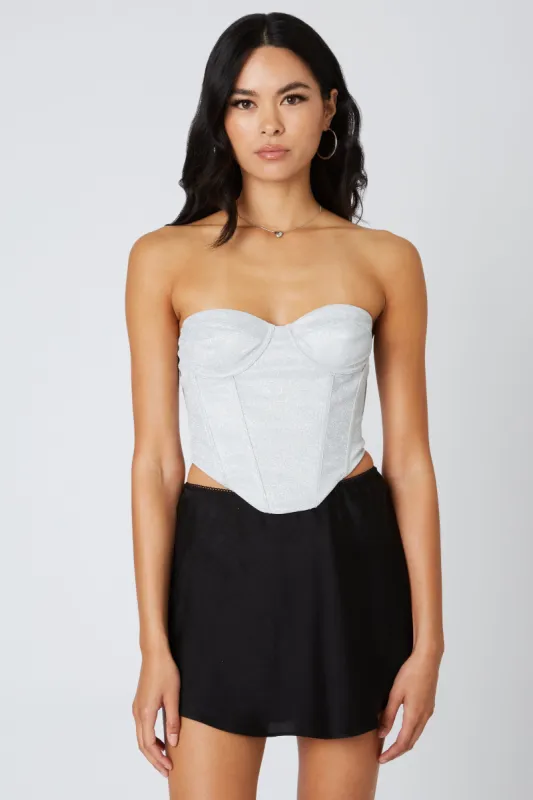Glittered Corset Top sold by Cotton Candy LA