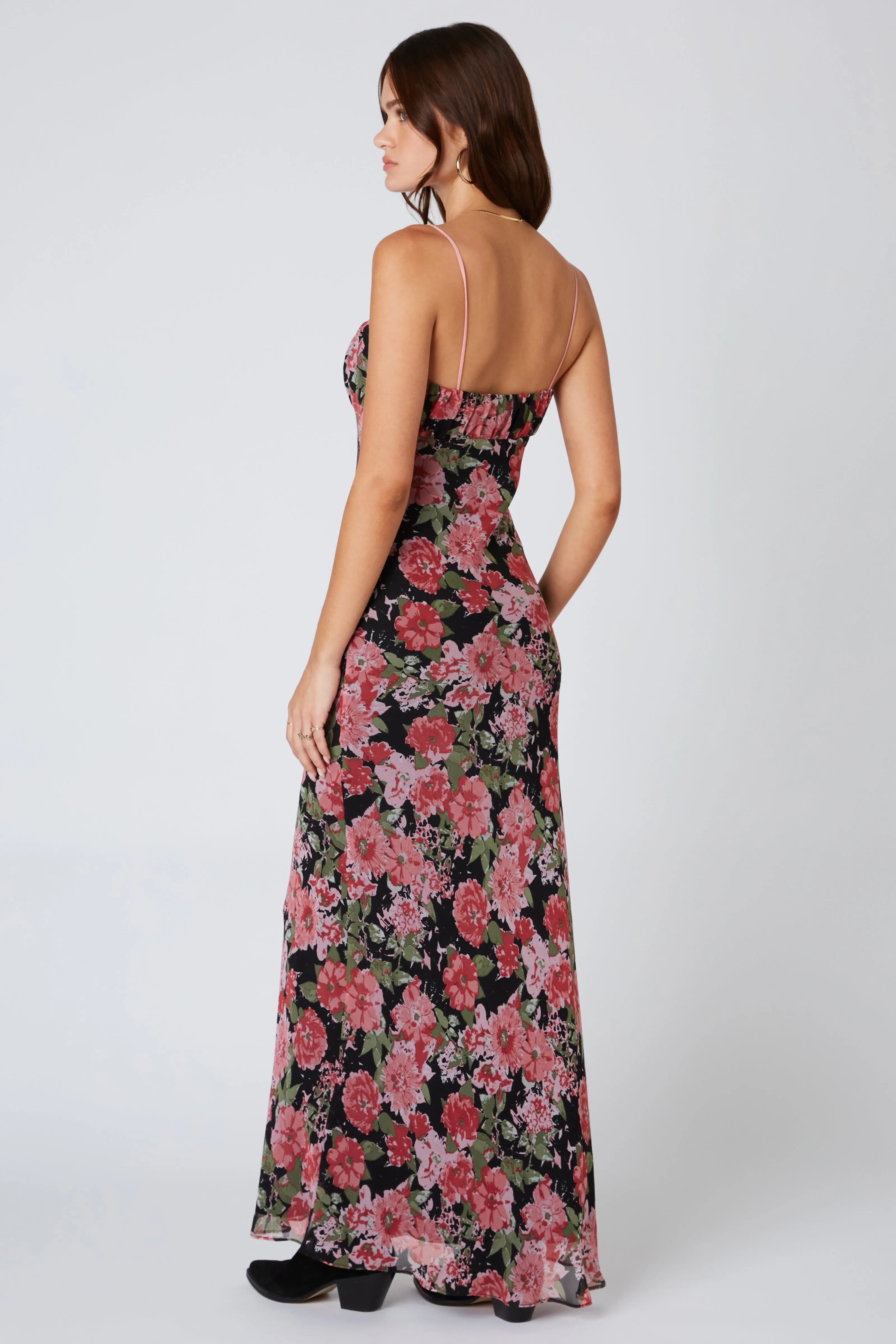 Floral Maxi Bias Dress sold by Cotton Candy LA product image thumbnail 4
