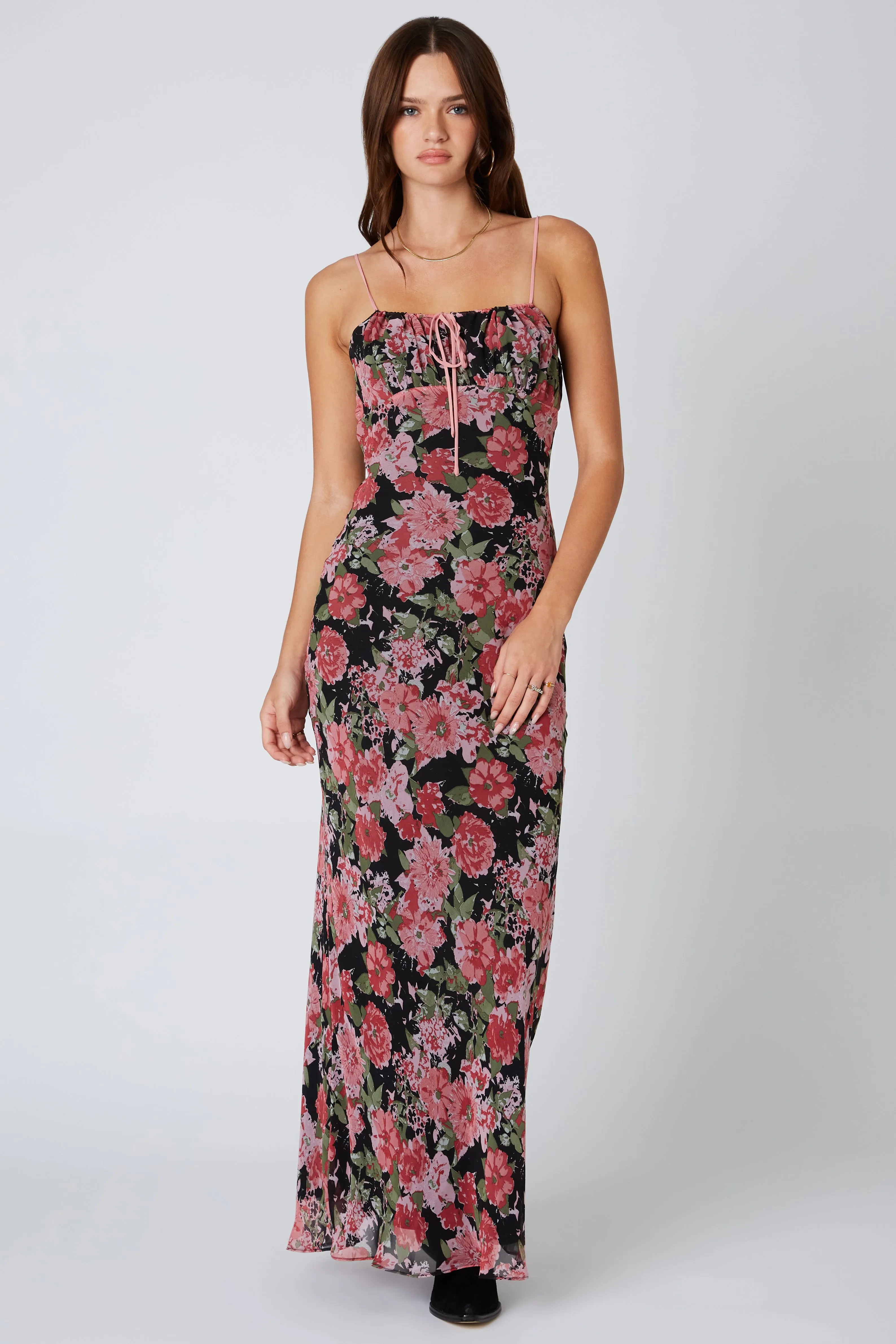 Floral Maxi Bias Dress sold by Cotton Candy LA product image thumbnail 2