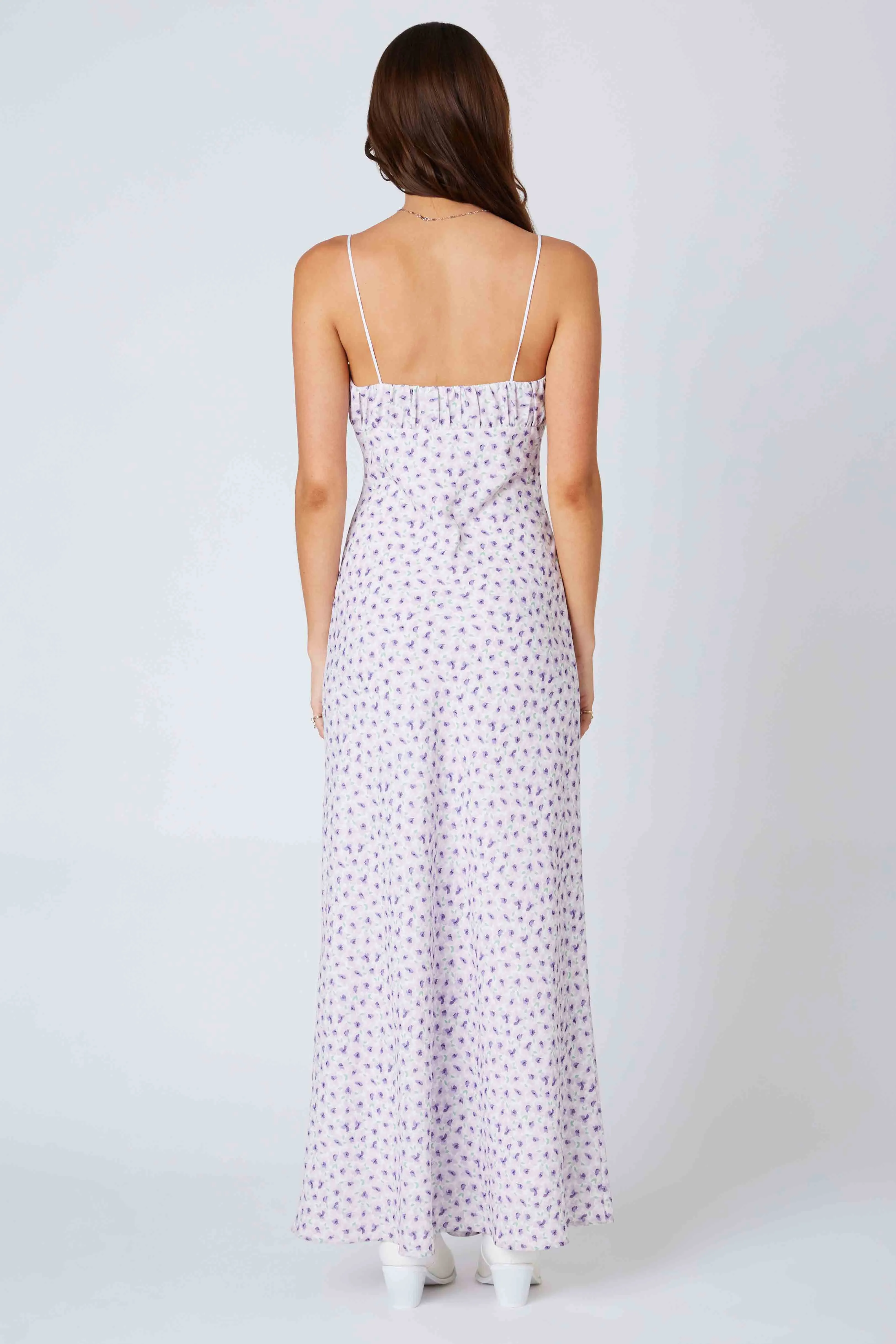 Ditsy Floral Bias Maxi Dress sold by Cotton Candy LA product image thumbnail 4