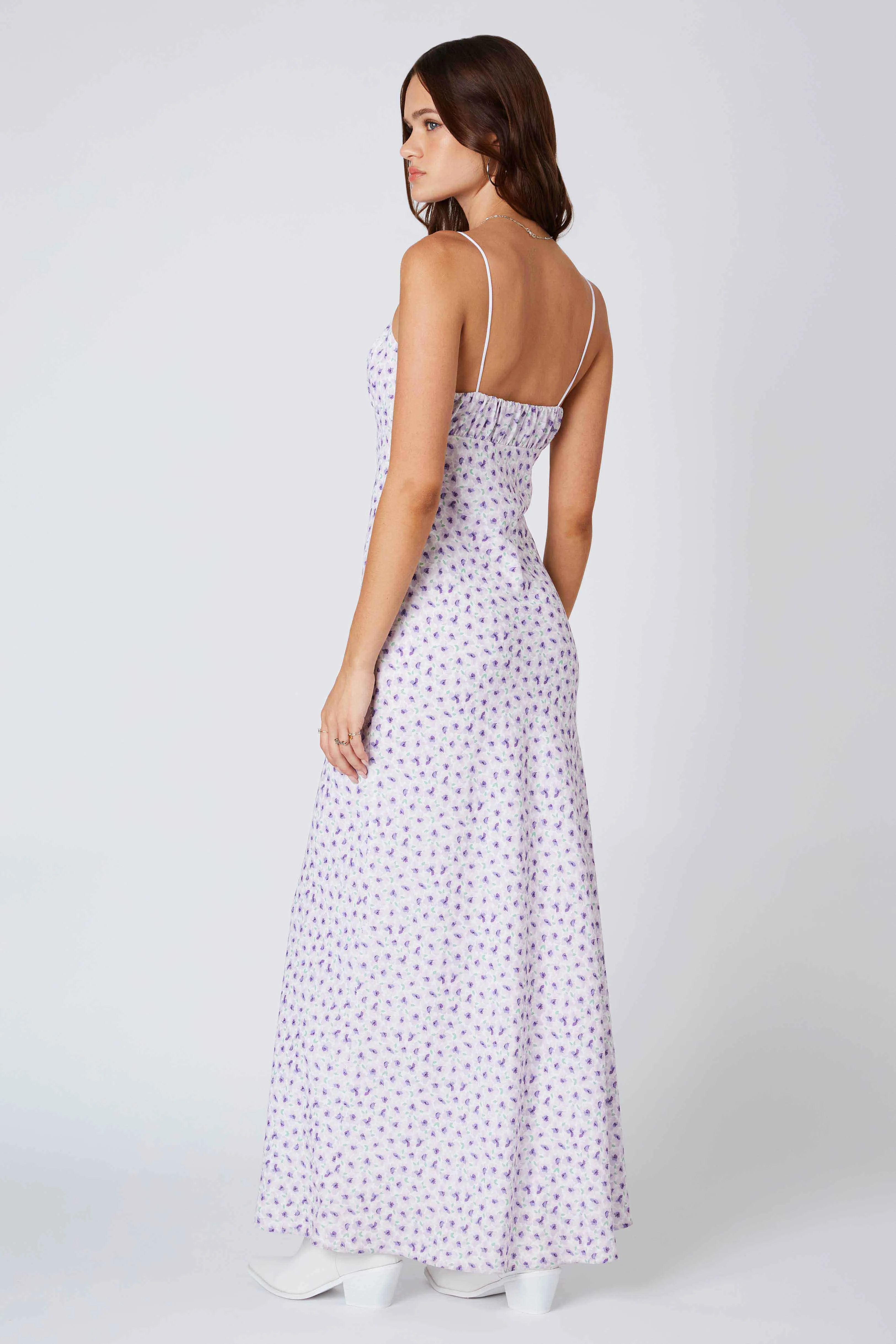 Ditsy Floral Bias Maxi Dress sold by Cotton Candy LA product image thumbnail 3