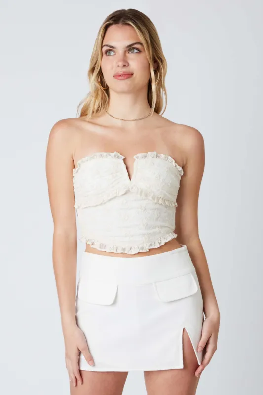 Floral Lace Top sold by Cotton Candy LA