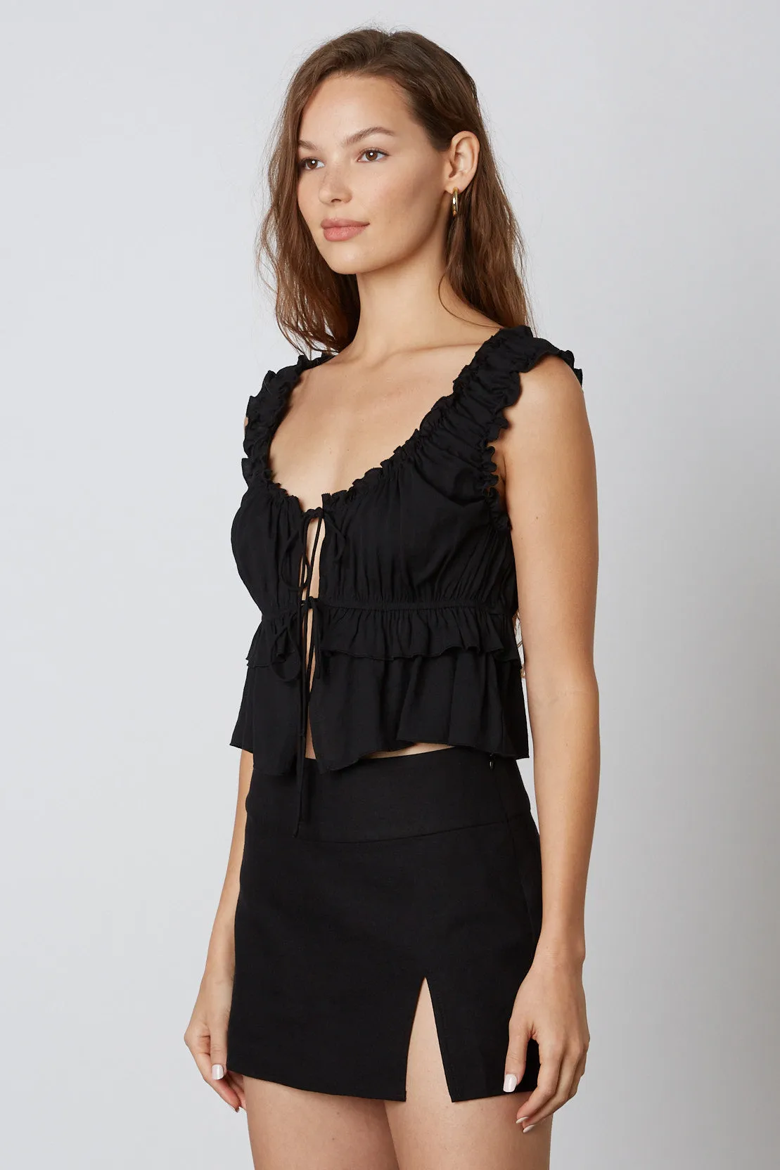 Ruffled Peplum Top sold by Cotton Candy LA product image thumbnail 5