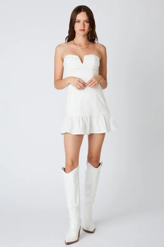 Notched Fit and Flare Dress sold by Cotton Candy LA