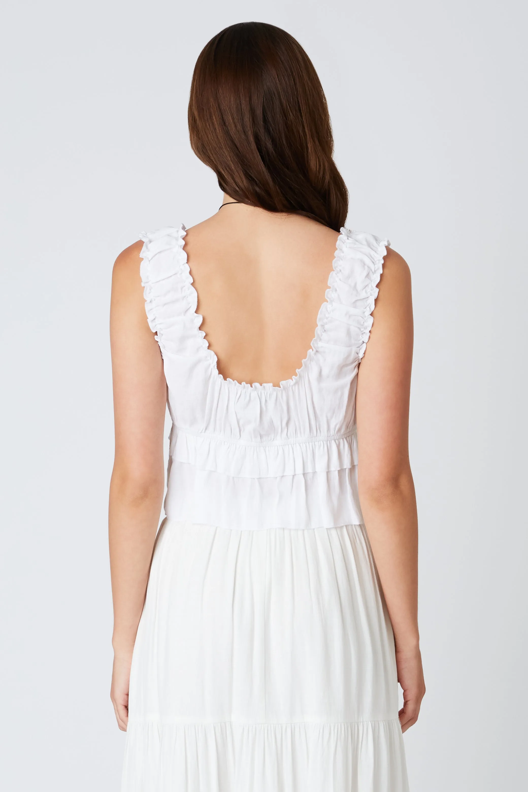 Ruffled Peplum Top sold by Cotton Candy LA product image thumbnail 5