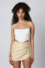 Vegan Leather Mini Skort sold by Cotton Candy LA