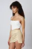 Vegan Leather Mini Skort sold by Cotton Candy LA