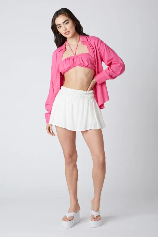 Button Down and Bralette Set sold by Cotton Candy LA