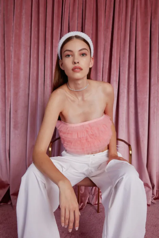 Tulle Strapless Top sold by Cotton Candy LA