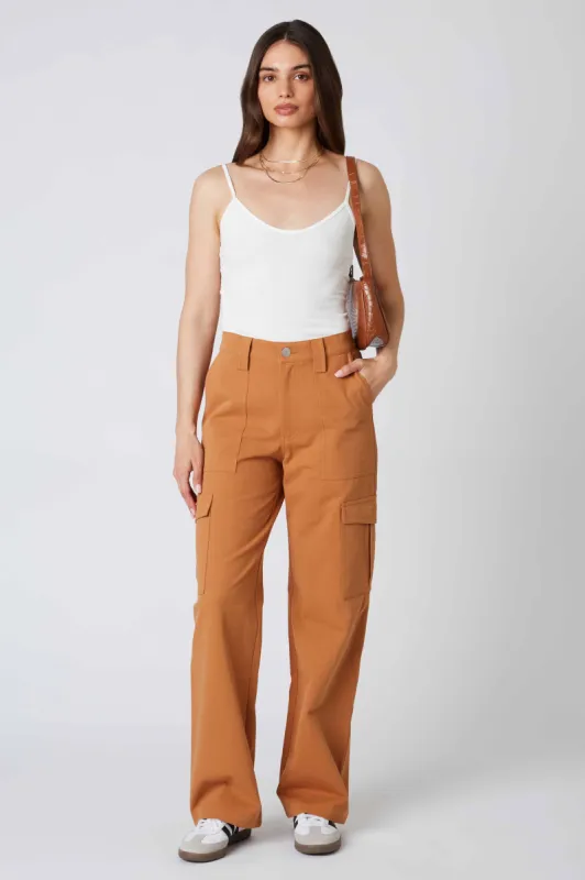 Twill Cargo Pants sold by Cotton Candy LA