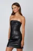 Vegan Leather Tube Dress sold by Cotton Candy LA