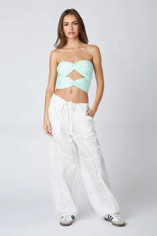 Cut Out Cropped Tube Top sold by Cotton Candy LA