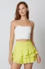 Asymmetrical Ruffle Skort sold by Cotton Candy LA