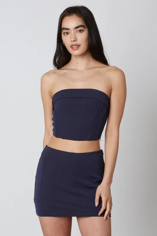 Denim Mini Skirt sold by Cotton Candy LA