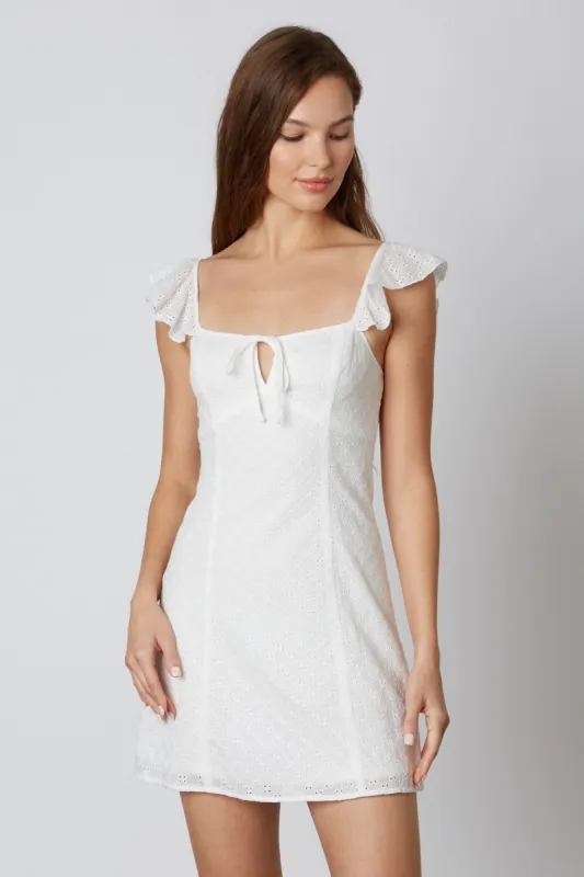 Eyelet Mini Dress sold by Cotton Candy LA