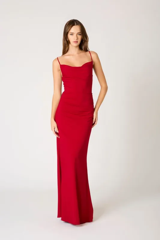 Cowl Neck Knit Gown sold by Cotton Candy LA