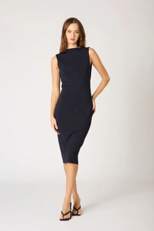 Body-Con Open Back Midi Dress sold by Cotton Candy LA