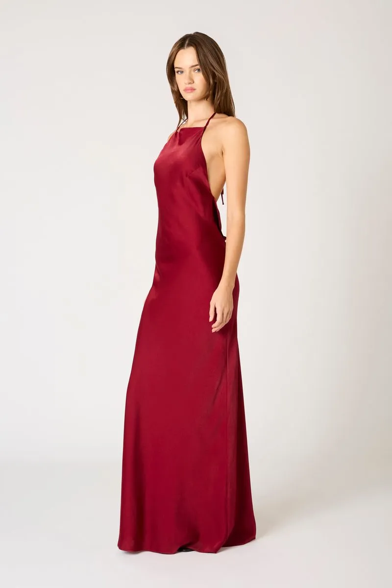 High-Neck Cowl Back Gown sold by Cotton Candy LA product image thumbnail 2