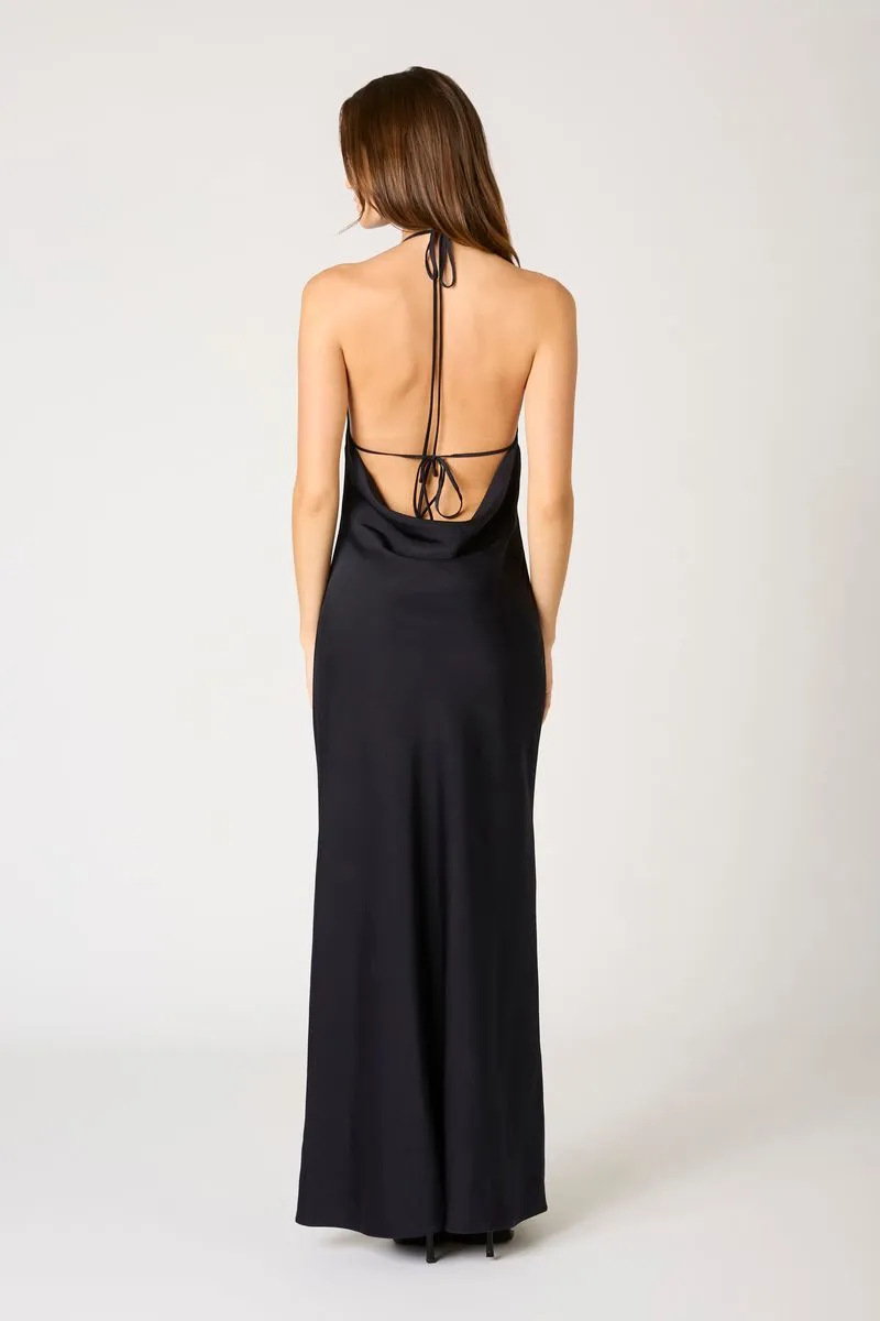 High-Neck Cowl Back Gown sold by Cotton Candy LA product image thumbnail 3