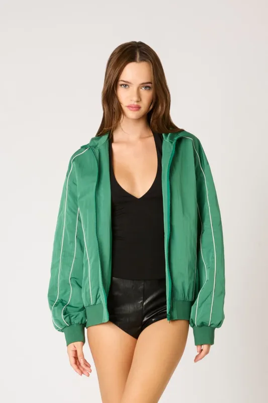 Nylon Bomber Jacket sold by Cotton Candy LA