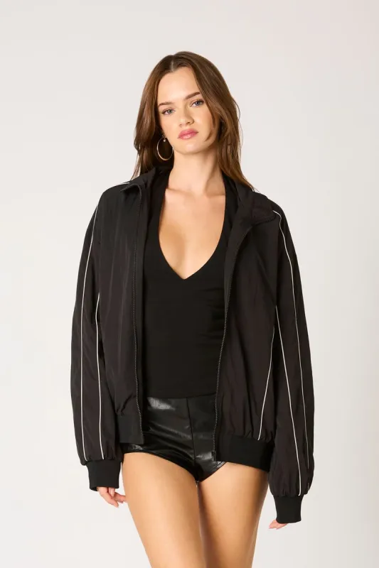 Nylon Bomber Jacket sold by Cotton Candy LA