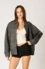 Distressed Bomber Jacket sold by Cotton Candy LA
