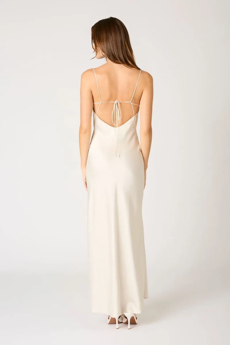 Cowl Neck High Slit Gown sold by Cotton Candy LA product image thumbnail 3