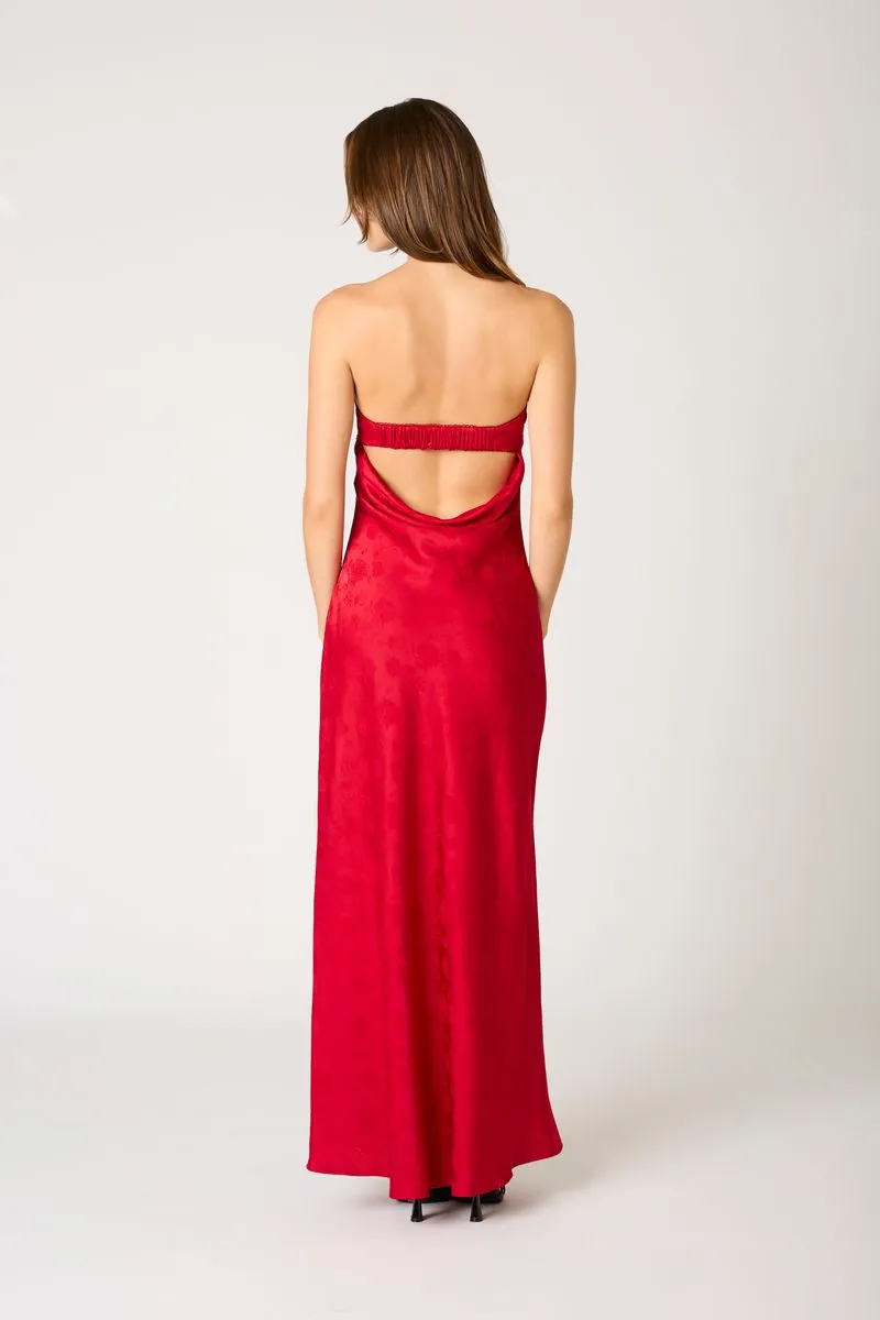 Strapless Open Cowl Back Gown sold by Cotton Candy LA product image thumbnail 3