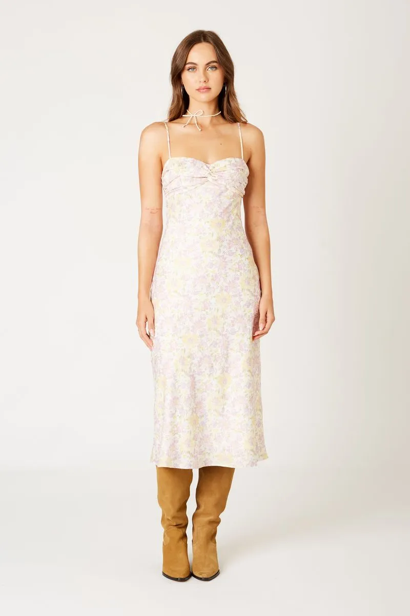 Vintage Satin Midi Dress sold by Cotton Candy LA