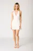 Lace Halter Flounce Mini Dress sold by Cotton Candy LA