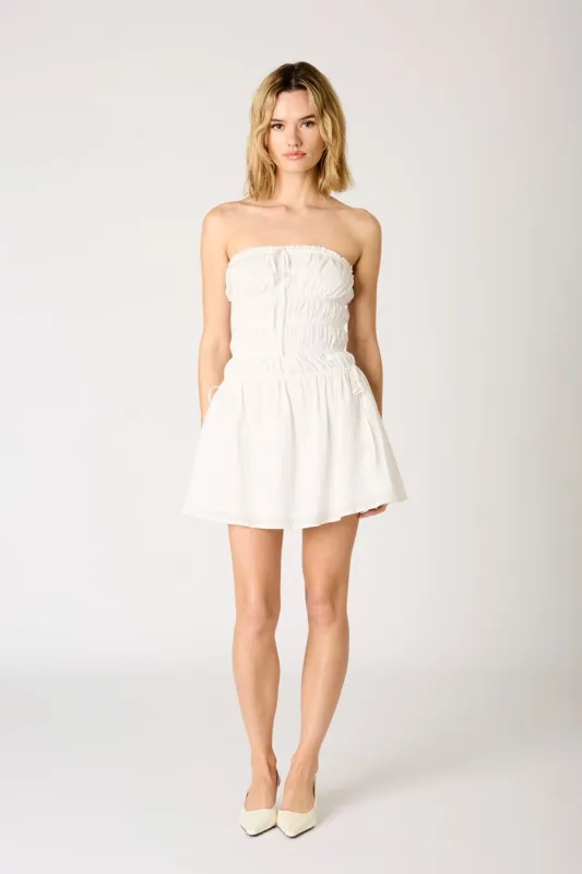 Cotton Smocked Mini Dress sold by Cotton Candy LA
