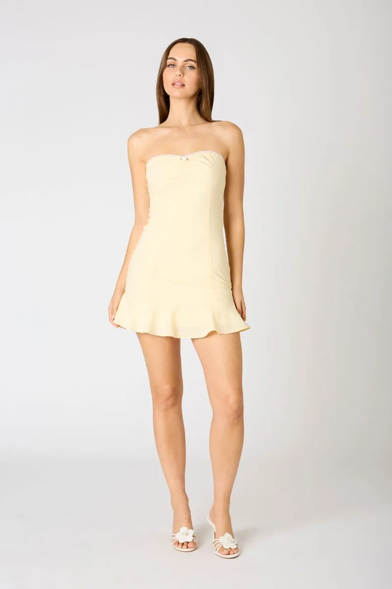 Classic Strapless Mini Dress sold by Cotton Candy LA