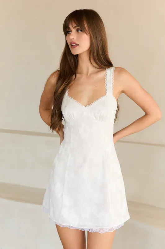 Floral Lace Mini Dress sold by Cotton Candy LA