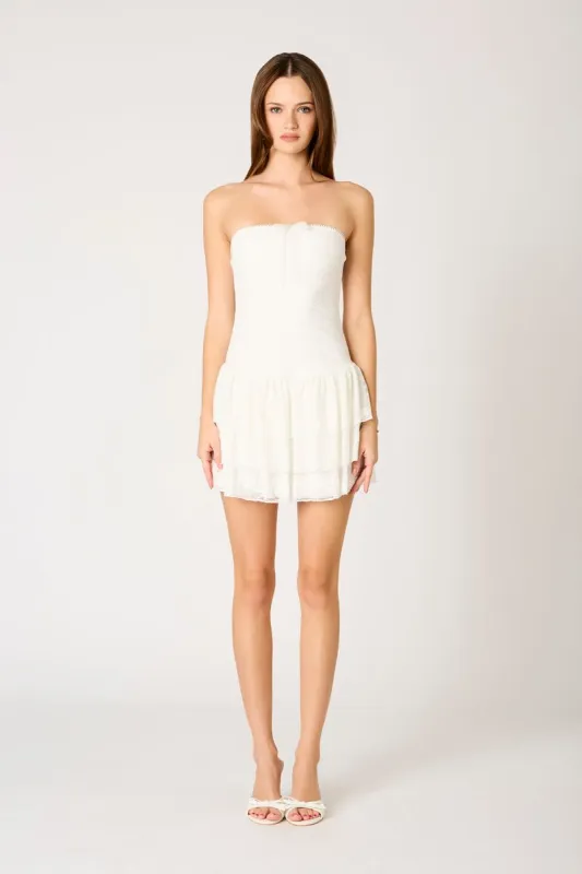 Tiered Lace Mini Dress sold by Cotton Candy LA