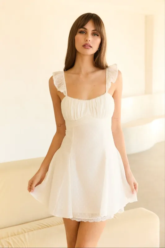 Milkmaid Mini Dress sold by Cotton Candy LA