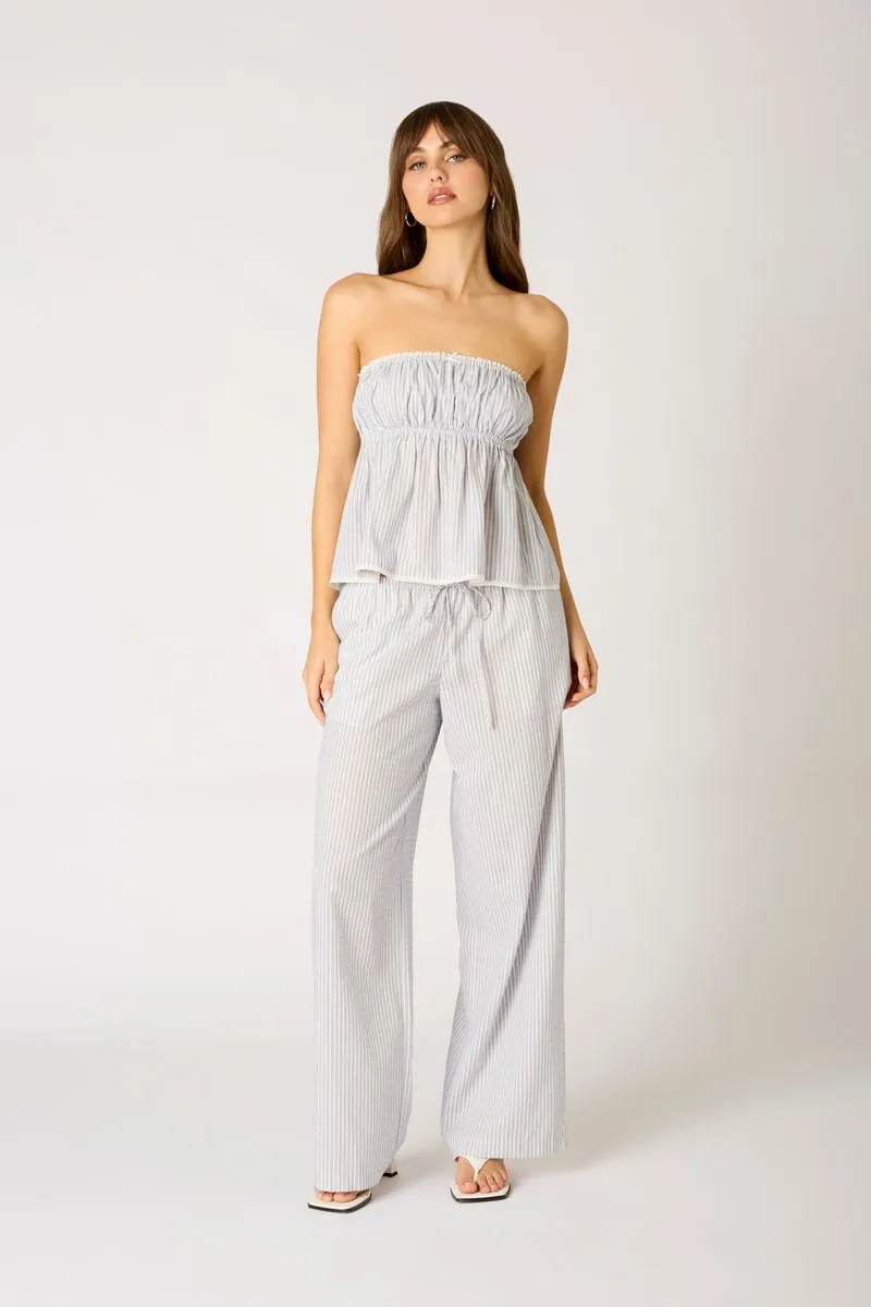 Striped Smocked Tube Top sold by Cotton Candy LA