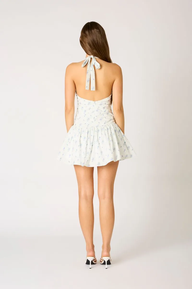 Floral Halter Mini Dress sold by Cotton Candy LA product image thumbnail 4