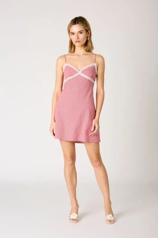 Gingham Mini Slip Dress sold by Cotton Candy LA