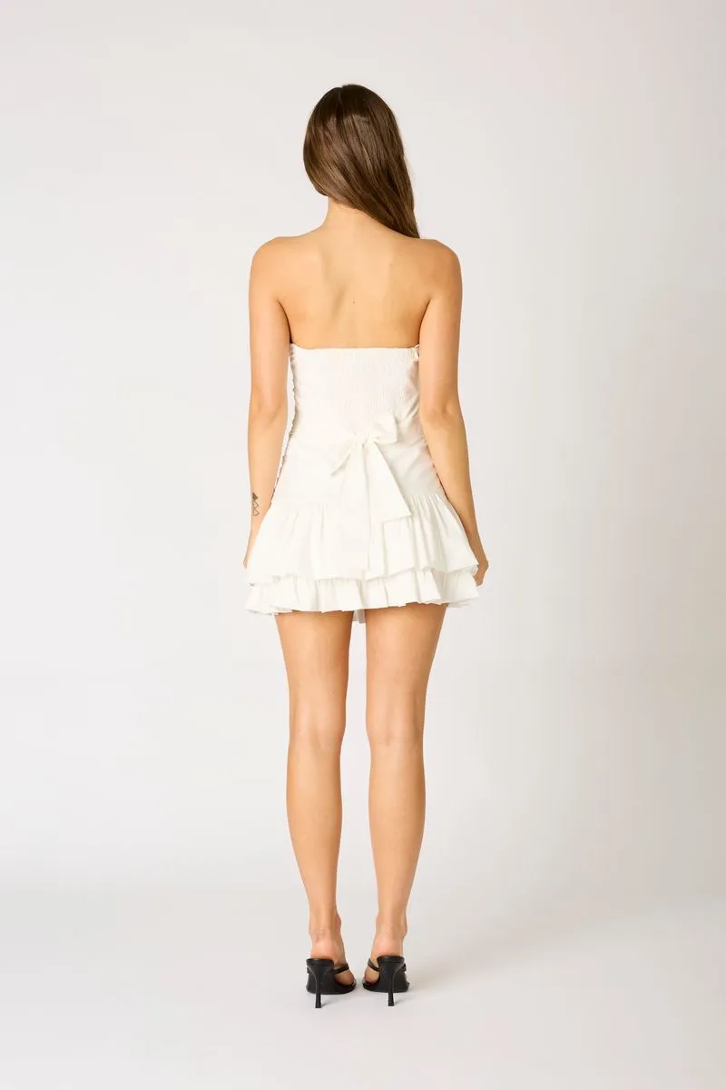 Strapless Ruched Mini Dress sold by Cotton Candy LA product image thumbnail 3