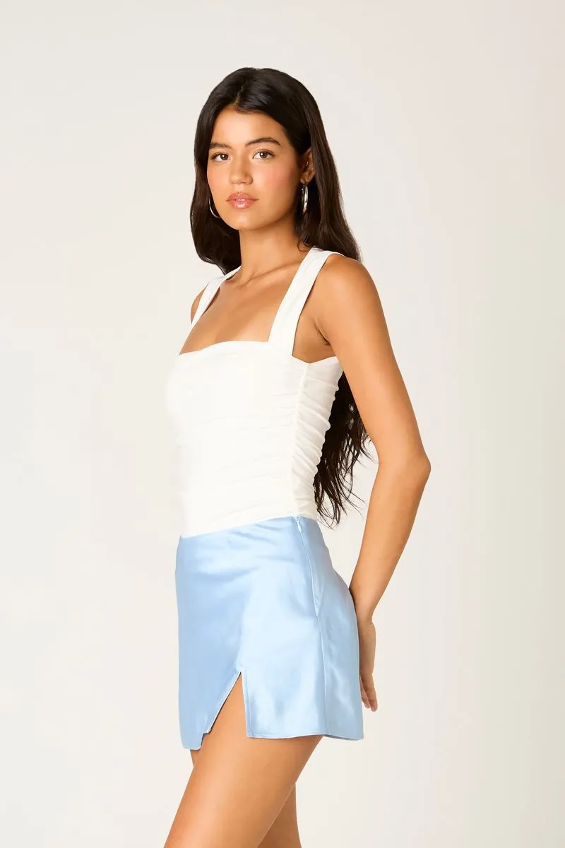 Satin A-line Mini Skirt sold by Cotton Candy LA product image thumbnail 2