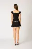 Lace Trim Peplum Top sold by Cotton Candy LA