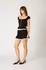 Lace Trim Peplum Top sold by Cotton Candy LA