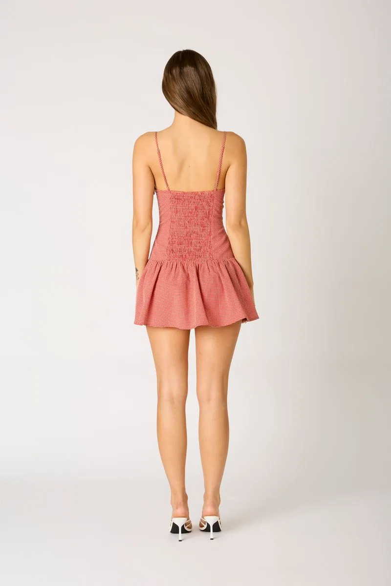 Gingham Cut Out Mini Dress sold by Cotton Candy LA product image thumbnail 3