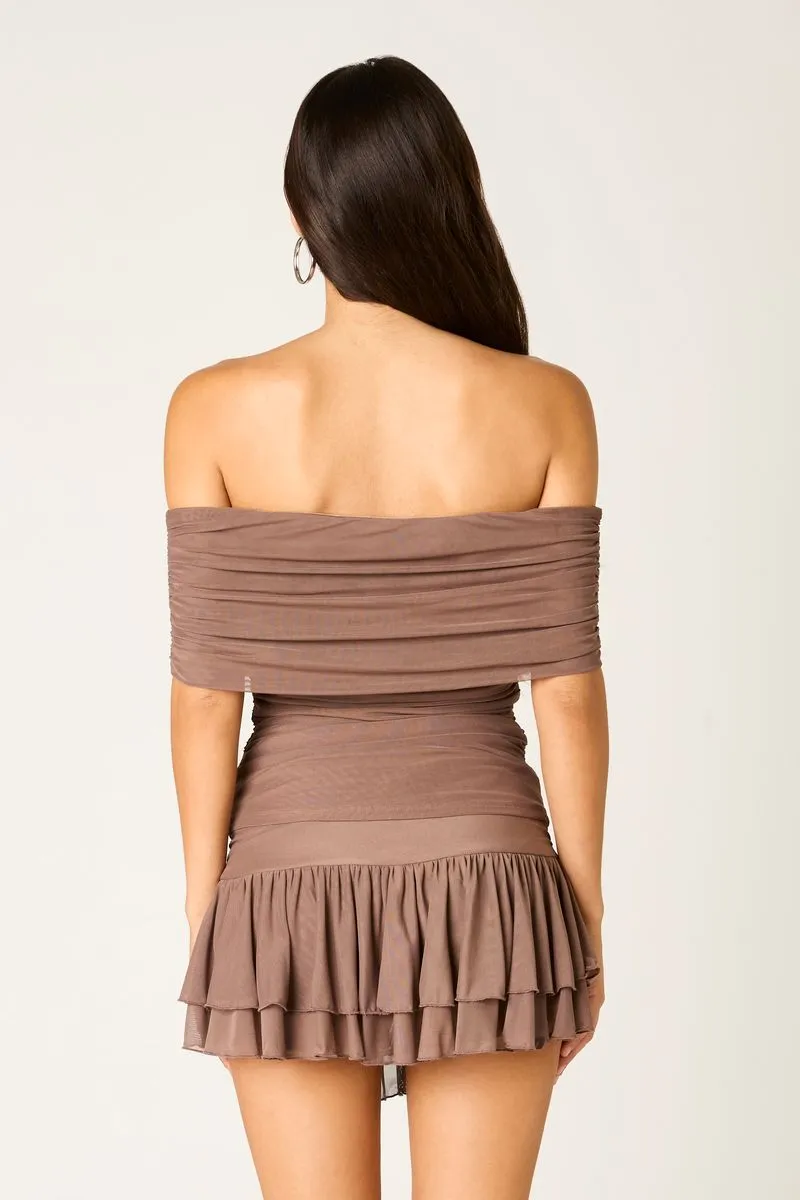 Off Shoulder Mesh Top sold by Cotton Candy LA product image thumbnail 3